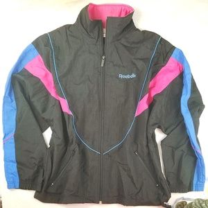 Vintage 90s Reebok Windbreaker Jacket Medium